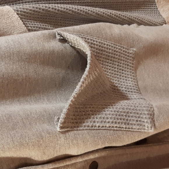 POL Grey French Terry Button-Up Jacket (Large) - Picture 3 of 10